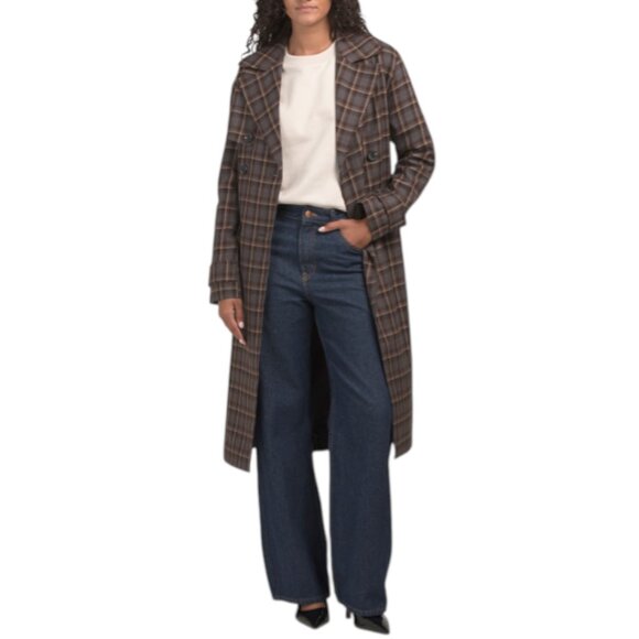 AVEC LES FILLES Relaxed Duster Trench Coat